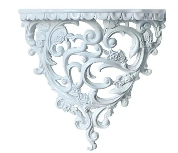 Home Bathroom Shelf - European Floating Shelf TV Furnishing Photo
