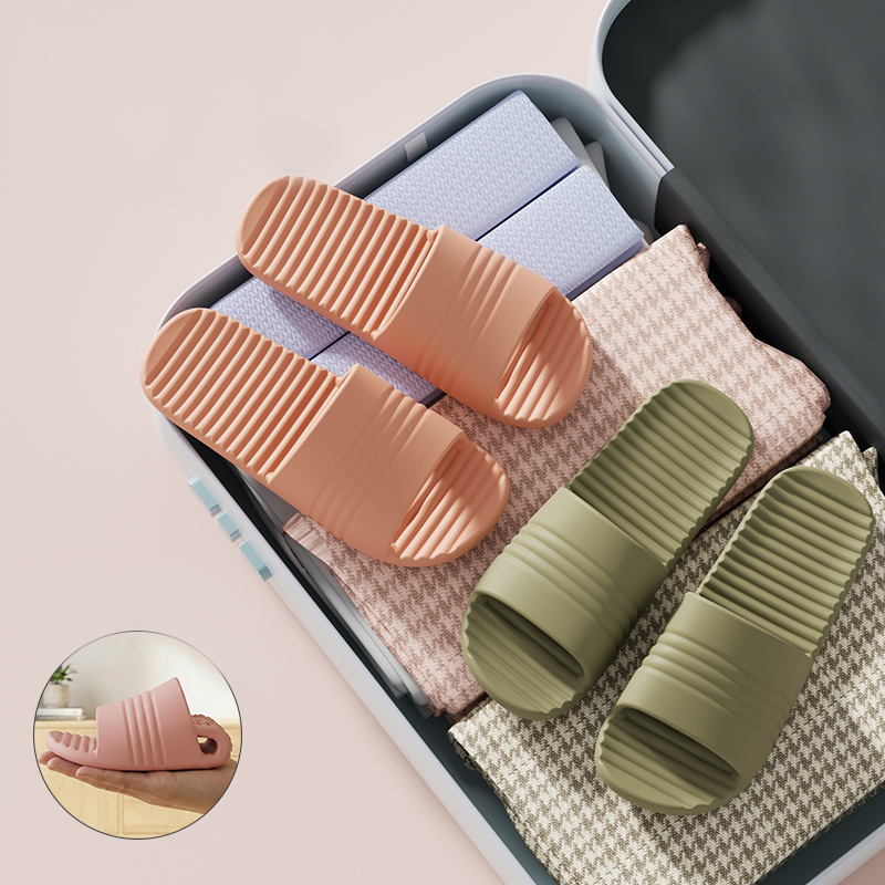 Home Bath - Foldable Travel Slippers Unisex EVA Flip