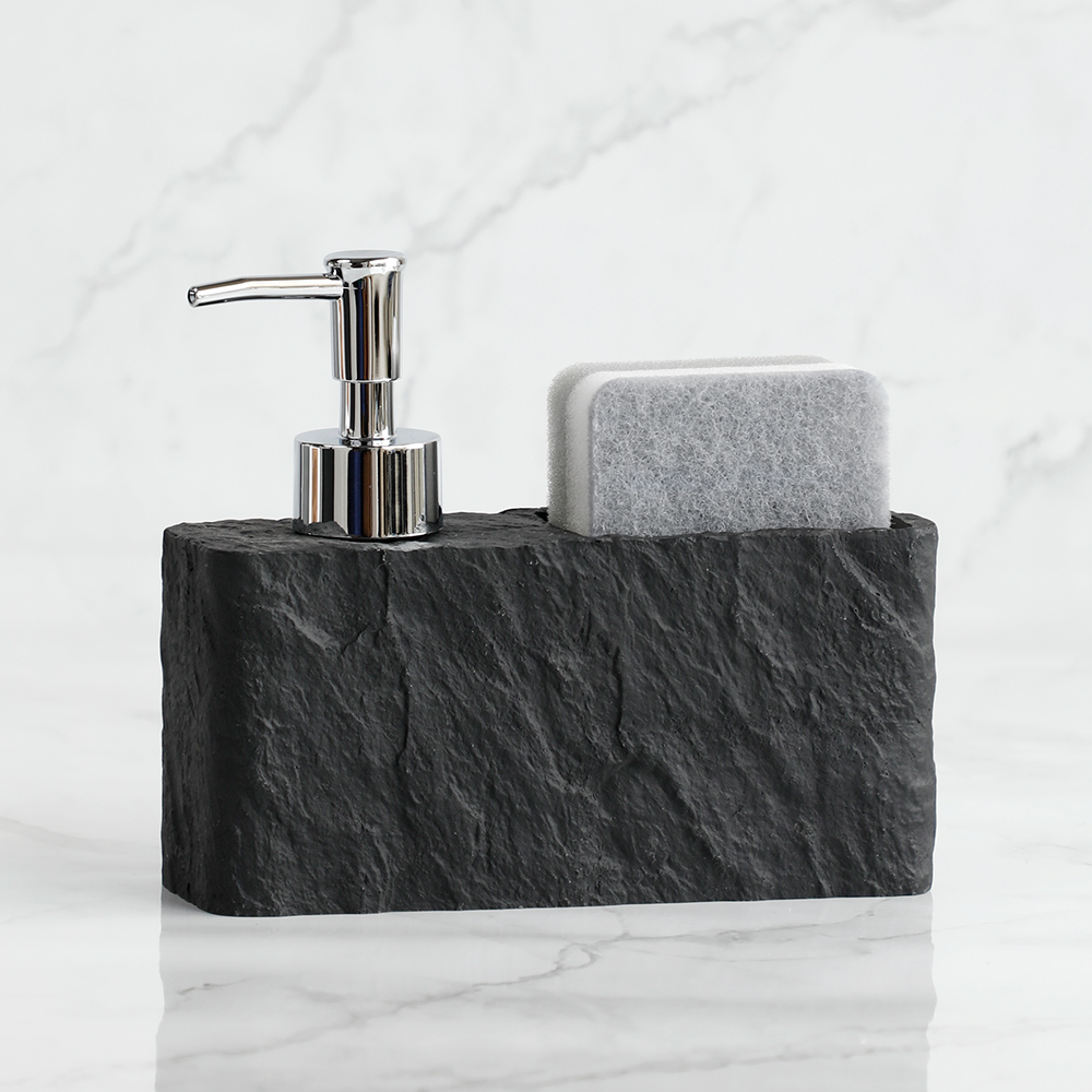Home Bathroom Soap Dispenser - Soap Dispenser with Sponge Kitchen Sink