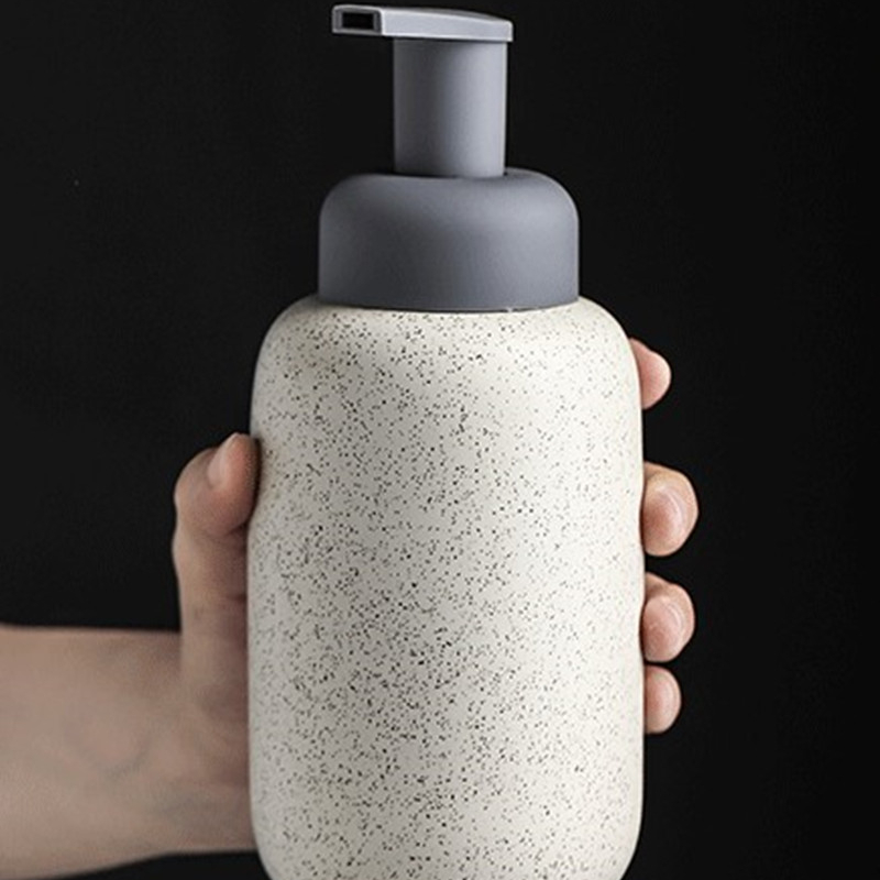 Home Bathroom Soap Dispenser - Bathroom Ceramic Mousse Dispenser/Pressing Foam Bottle/Bubble