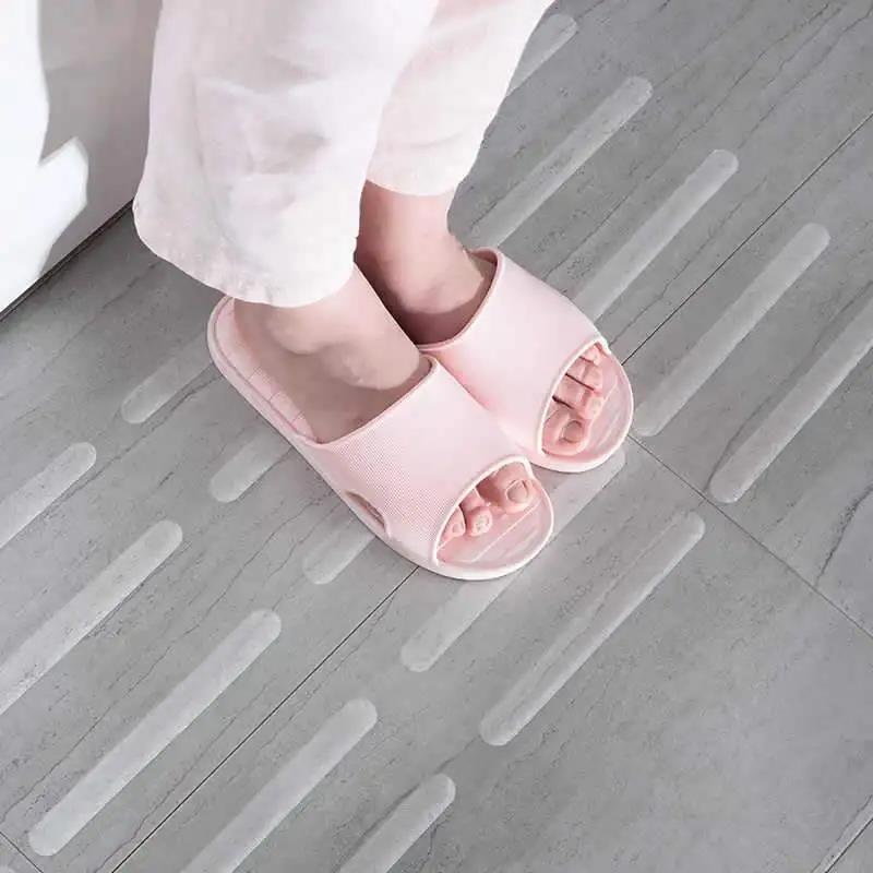 Home Bathroom Floor Tiles - Bathroom Shower Anti-slip Strips Self-adhesive Transparent