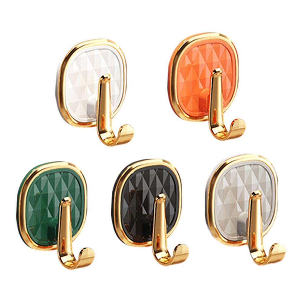 Home Bathroom Shelf - 1/2/4/5/10pcs Strong Adhesive Wall Hooks Mounted