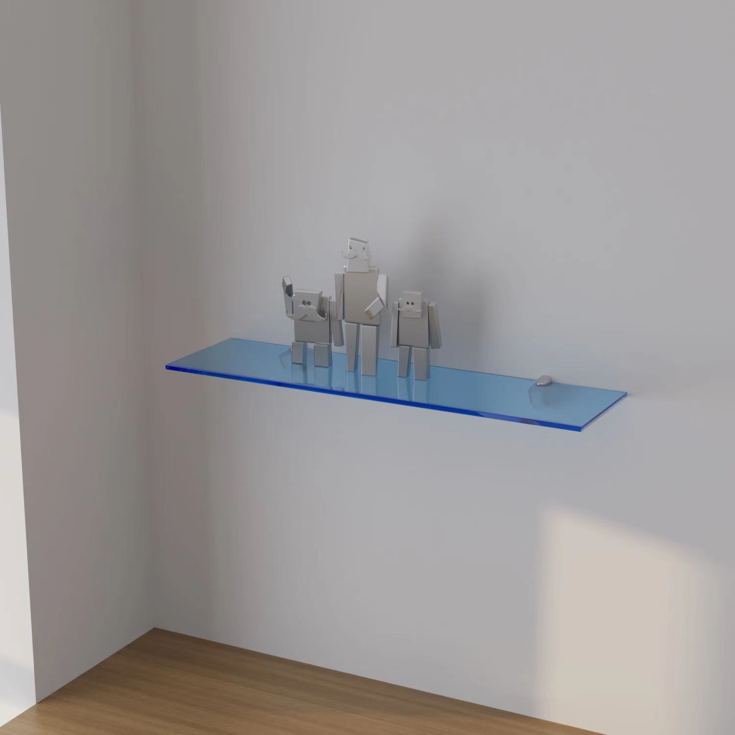 Perforated Acrylic Shelf for L - Home Bathroom Shelf 评论和价格