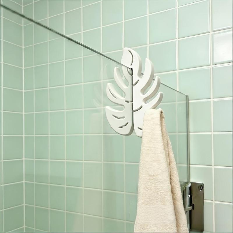 Green Monstera Leaf Over Showe - Jet Home Bathroom 评论和价格