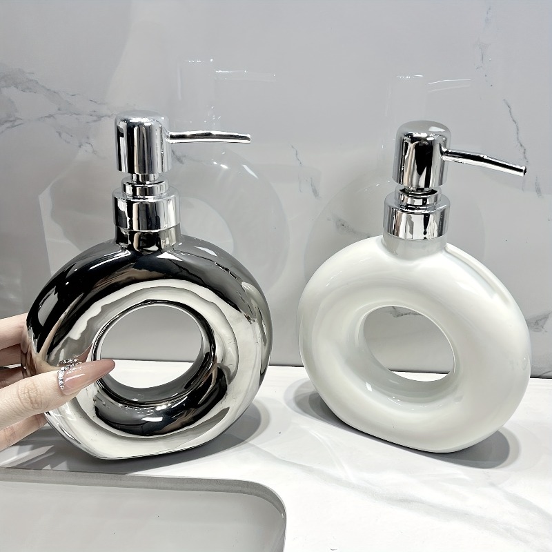 1pcs Creative Ceramic Soap Dis - Home Bathroom Soap Dispenser 评论和价格