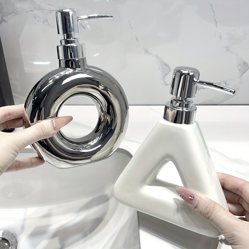 1pcs Creative Ceramic Soap Dis - Home Bathroom Soap Dispenser 评论和价格
