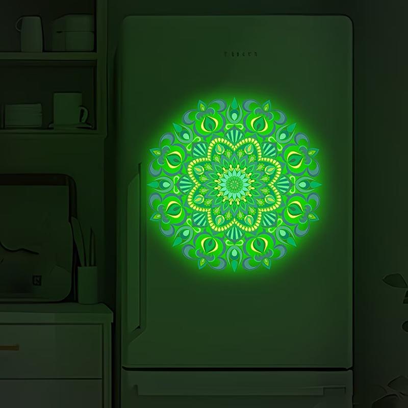 Glow in the Dark Mandala Toile - Jet Home Bathroom 评论和价格