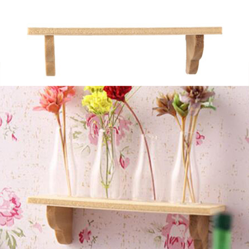 1pcs 1:12 Dollhouse Wood Wall  - Home Bathroom Shelf 评论和价格