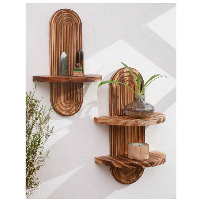 Geometric Wall-Mounted Shelf R - Home Bathroom Shelf 评论和价格