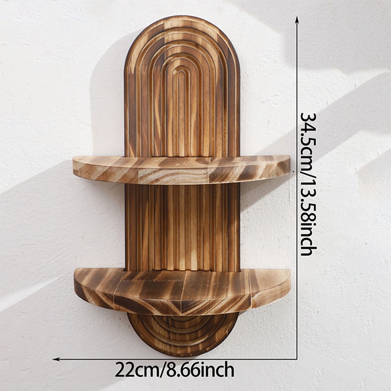 Geometric Wall-Mounted Shelf R - Home Bathroom Shelf 评论和价格