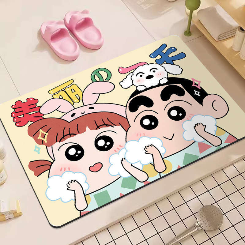 Crayon Shin-Chan Cartoon Diato - Home Bathroom Carpet 评论和价格