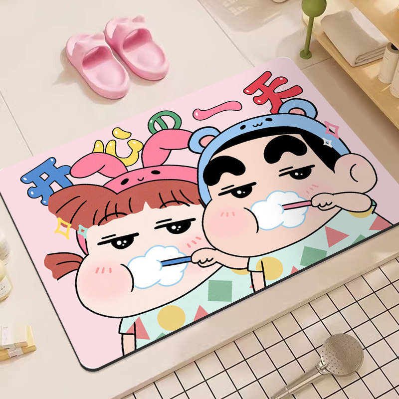 Crayon Shin-Chan Cartoon Diato - Home Bathroom Carpet 评论和价格