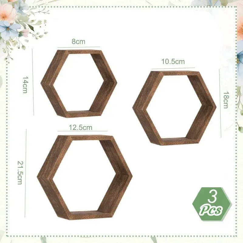 Latest Models Hexagon Floating - Home Bathroom Shelf 评论和价格