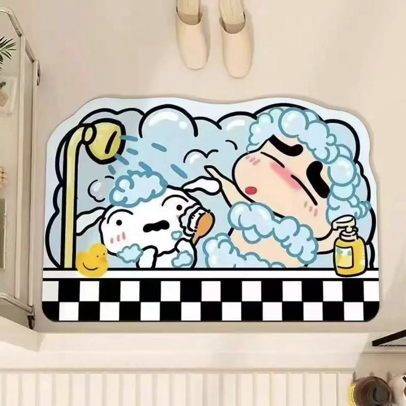 Shower Room Water Uptake Mat Q - Home Bathroom Carpet 评论和价格