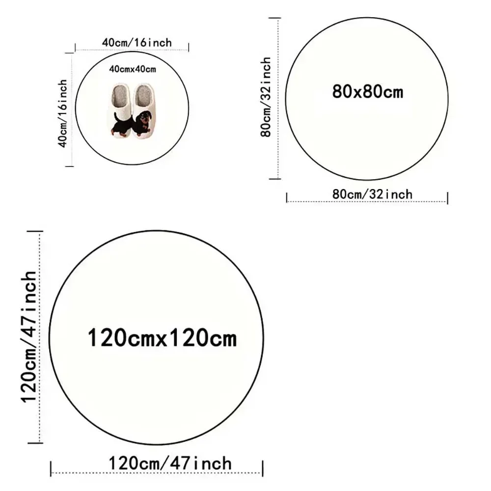 Round Persian Round Mat Round  - Home Bathroom Carpet 评论和价格
