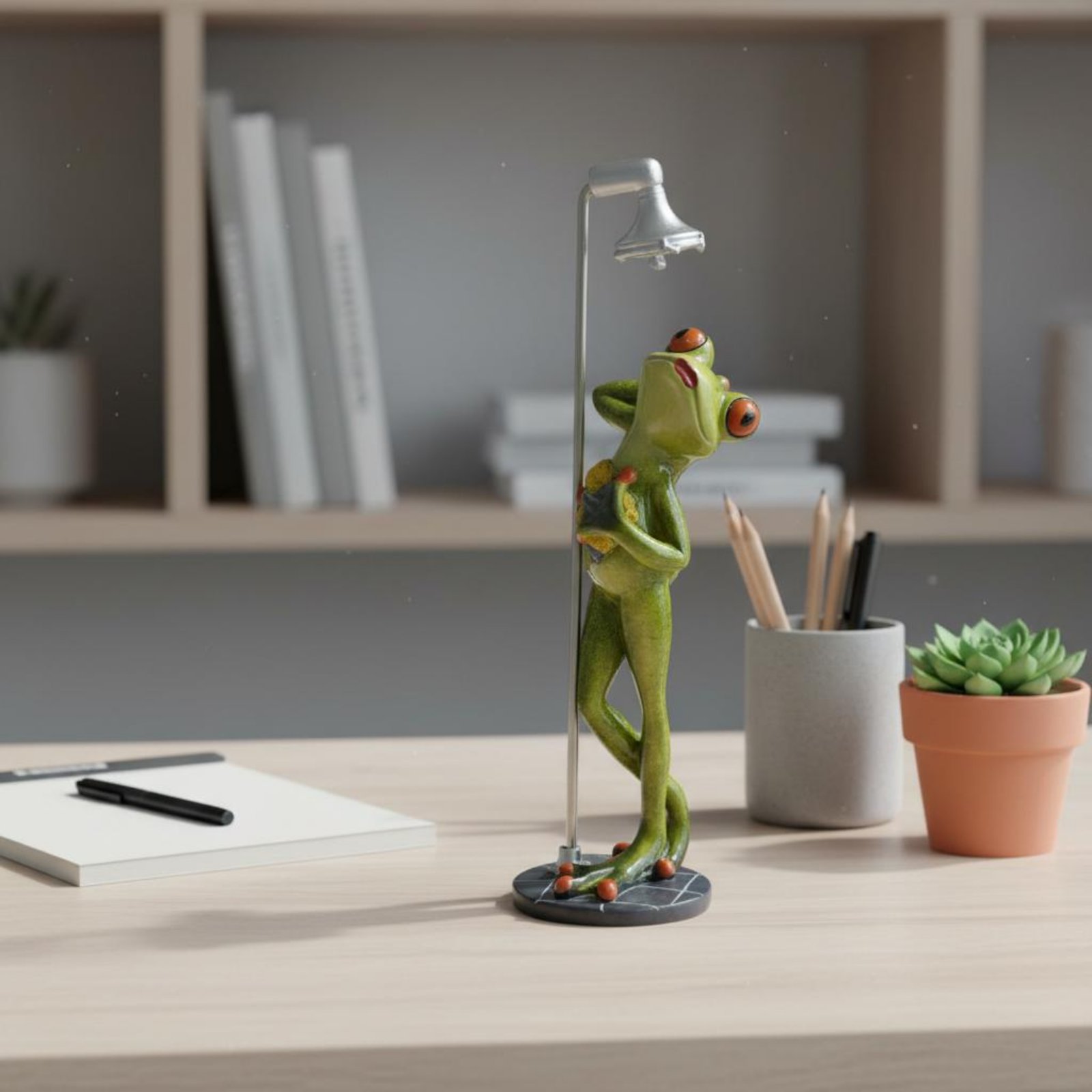 Showering Frog Figurine Great  - Home Bath 评论和价格