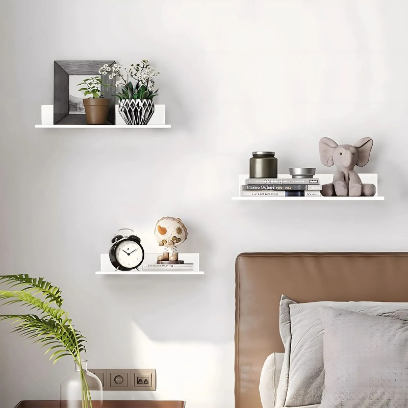 Metal Floating Shelves Wall Mo - Home Bathroom Shelf 评论和价格
