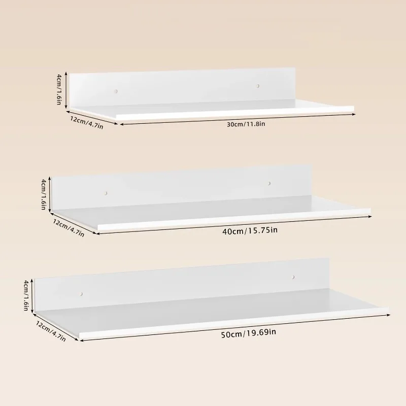 Metal Floating Shelves Wall Mo - Home Bathroom Shelf 评论和价格