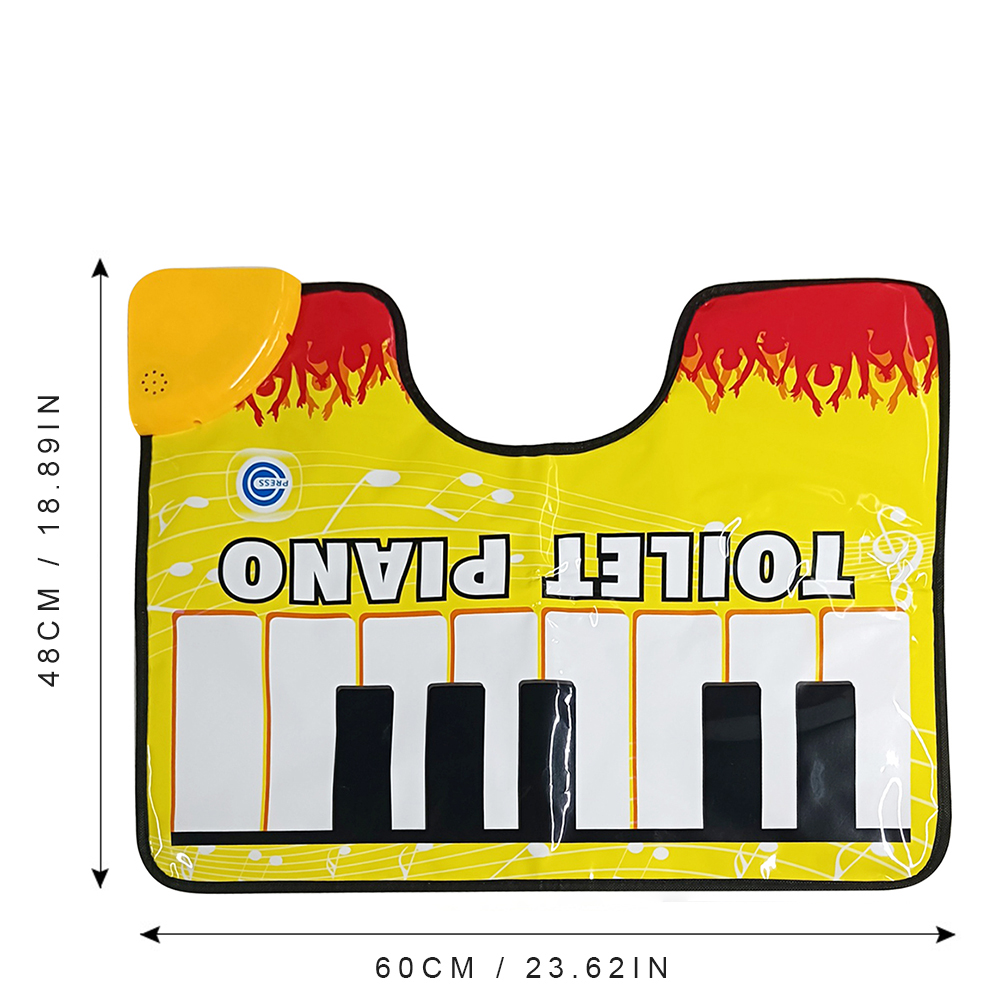 Toilet Piano Mat Novelty Potty - Home Bathroom Carpet 评论和价格