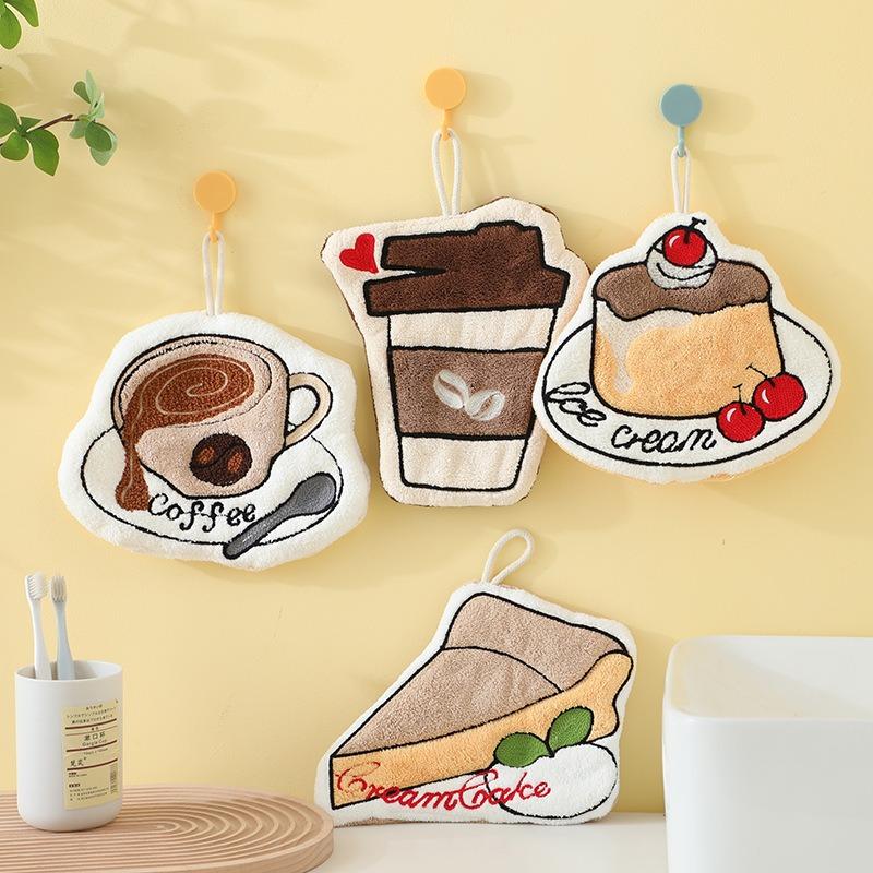 Quick Dry Absorbent Coffee Han - Jet Home Bathroom 评论和价格