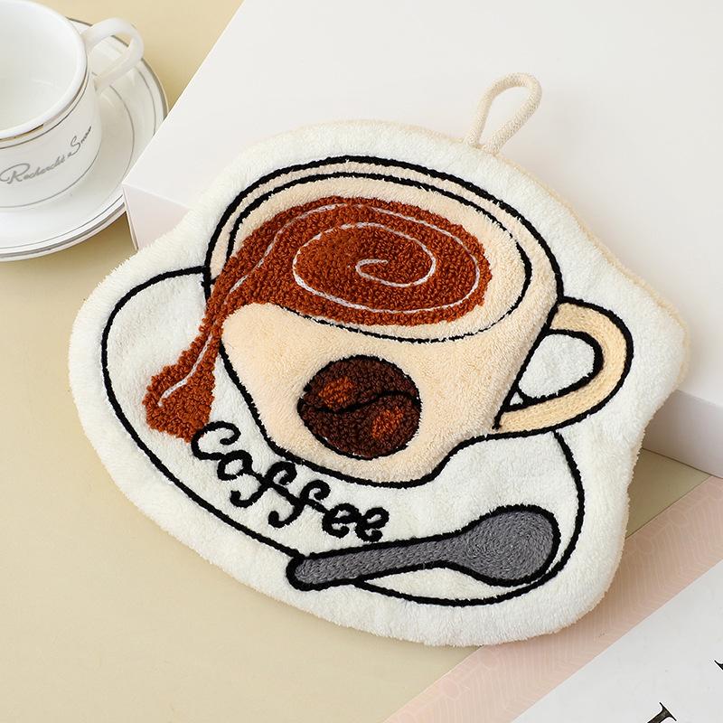 Quick Dry Absorbent Coffee Han - Jet Home Bathroom 评论和价格