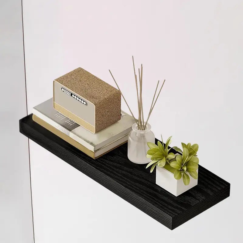 Durable Floating Wall Shelf wi - Home Bathroom Shelf 评论和价格