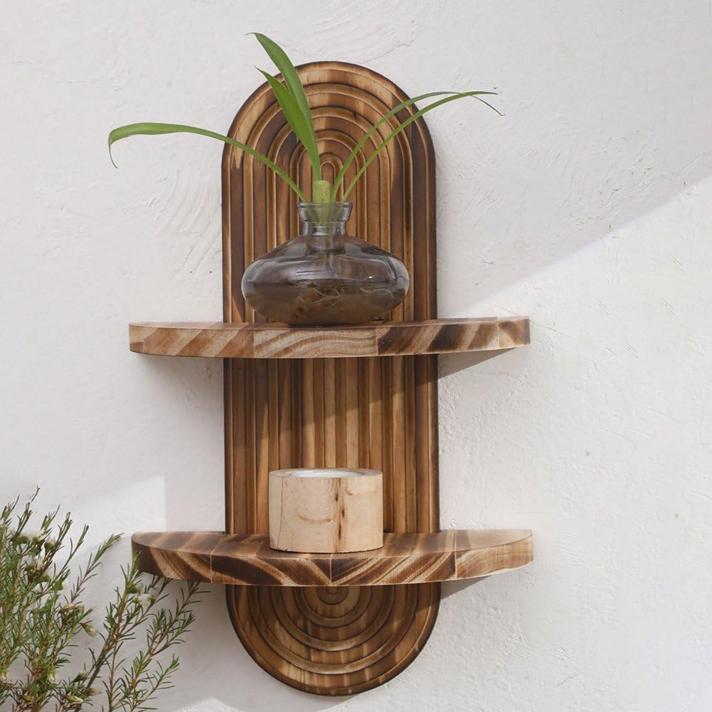 Bohemian Rainbow Hanging Wall  - Home Bathroom Shelf 评论和价格