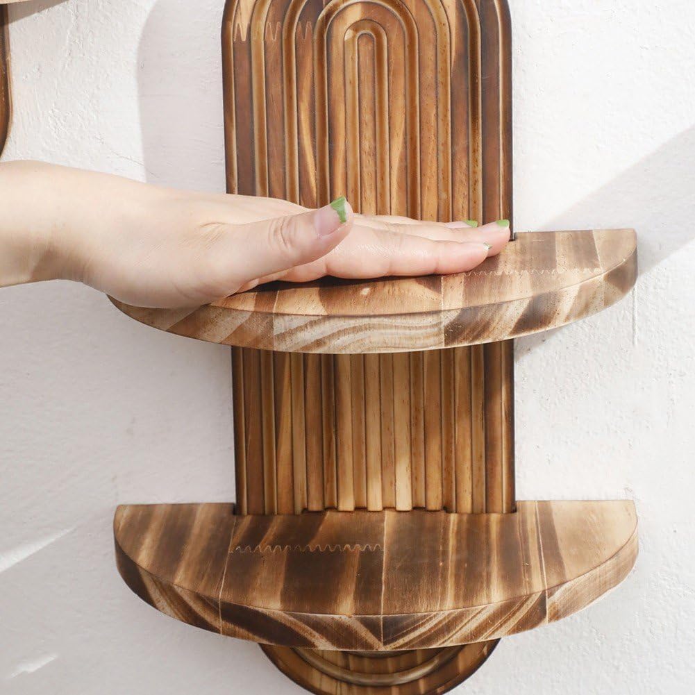 Bohemian Rainbow Hanging Wall  - Home Bathroom Shelf 评论和价格