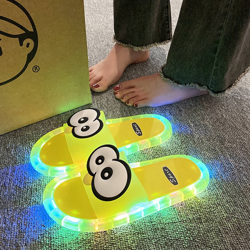 Funny Big Eyes Luminous Slide  - Home Bath 评论和价格