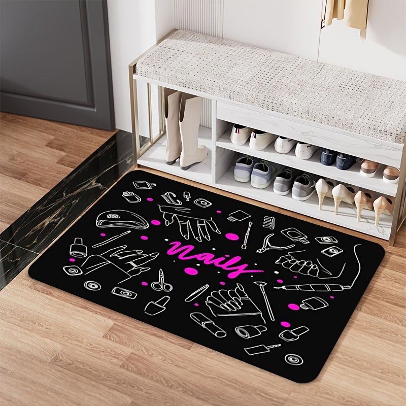 Manicure Nail Art Doormat Mat  - Home Goods Bathroom Vanity 评论和价格