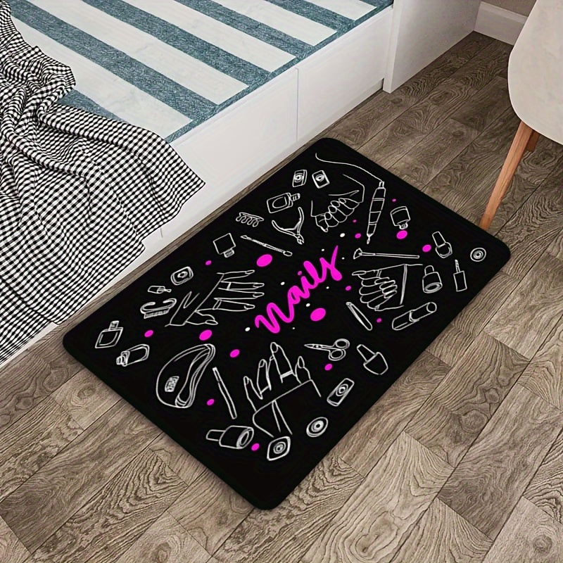 Manicure Nail Art Doormat Mat  - Home Goods Bathroom Vanity 评论和价格