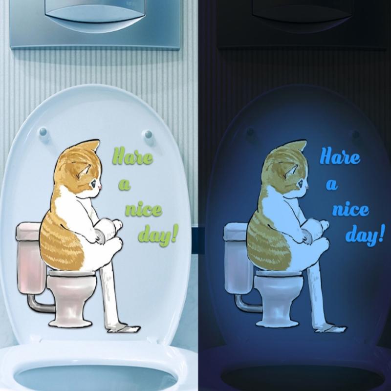 Bathroom Luminous Cat Squattin - Jet Home Bathroom 评论和价格