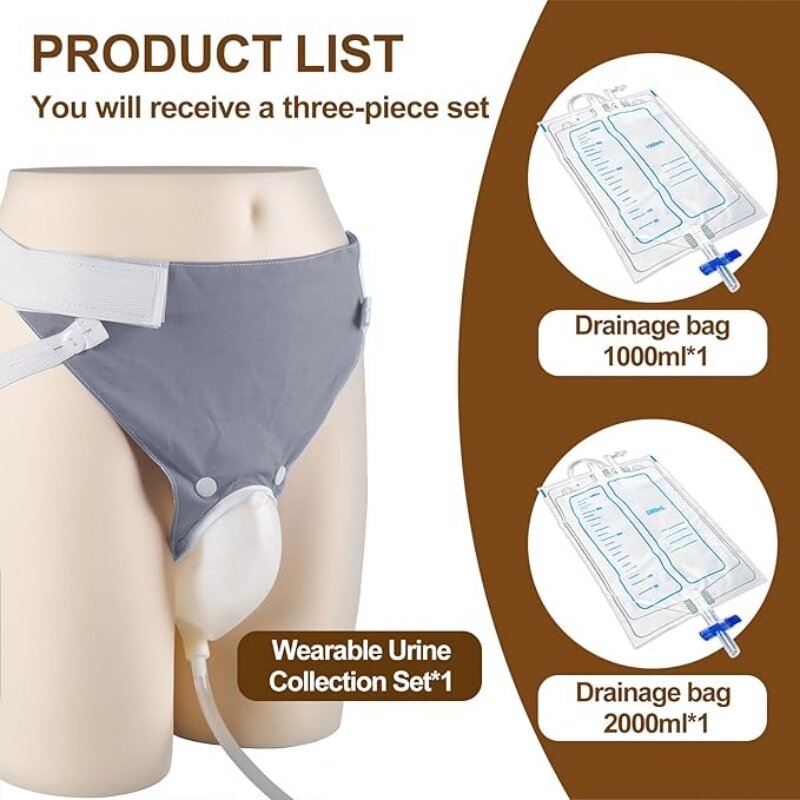 Silicone Urine Collector Adult - Home Bathroom Urinal 评论和价格