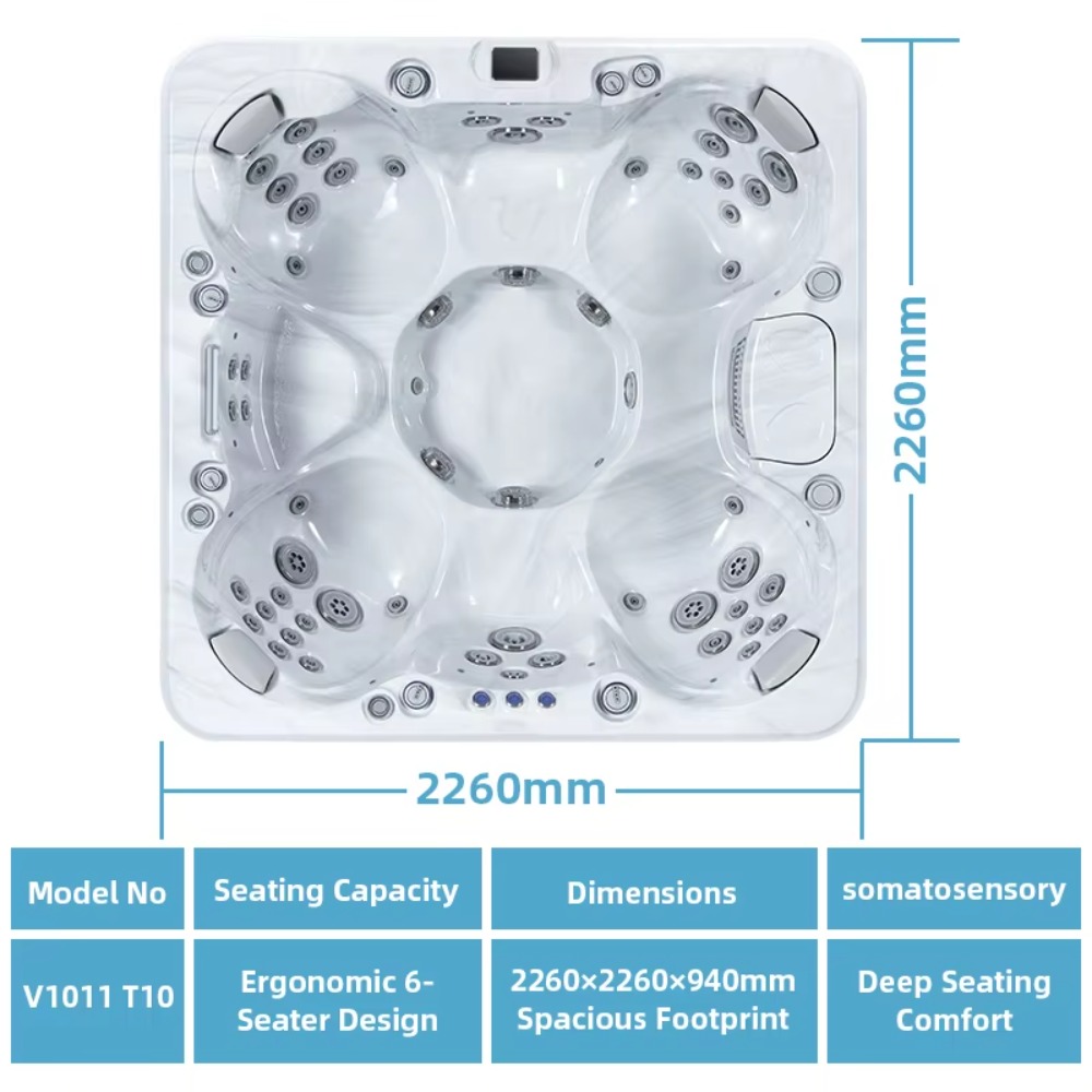 Freestanding Whirlpool Massage - Jet Home Bathroom 评论和价格