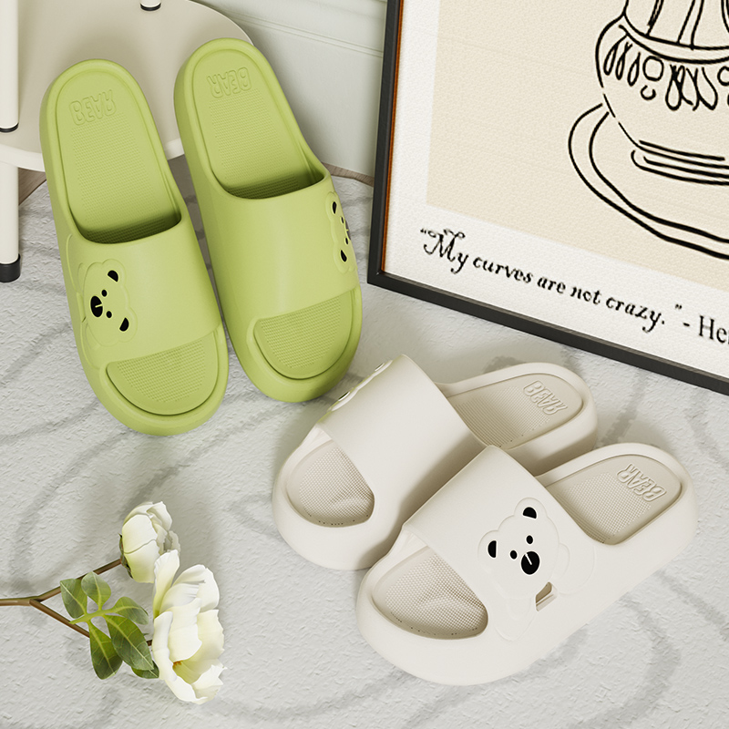 Slippers Bathroom Cartoon Bear - Home Bath 评论和价格