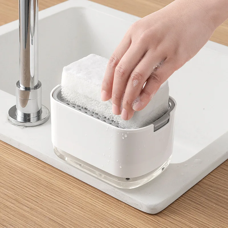 Soap Dispenser With Sponge Hol - Home Bathroom Soap Dispenser 评论和价格