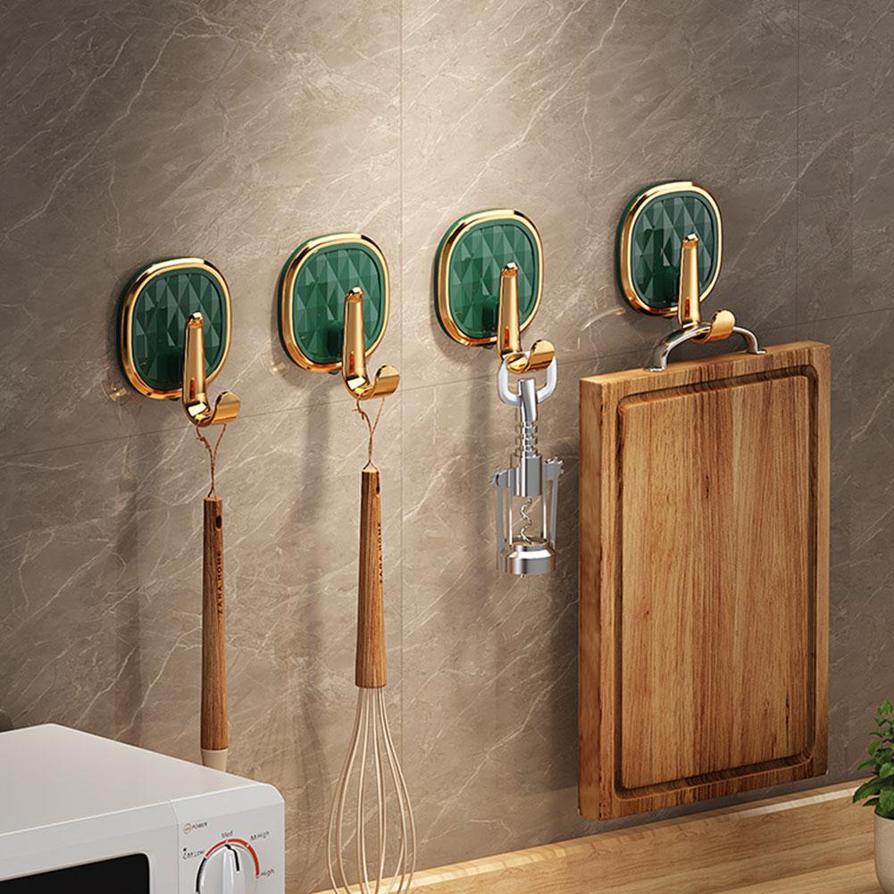 1/2/4/5/10pcs Strong Adhesive  - Home Bathroom Shelf 评论和价格