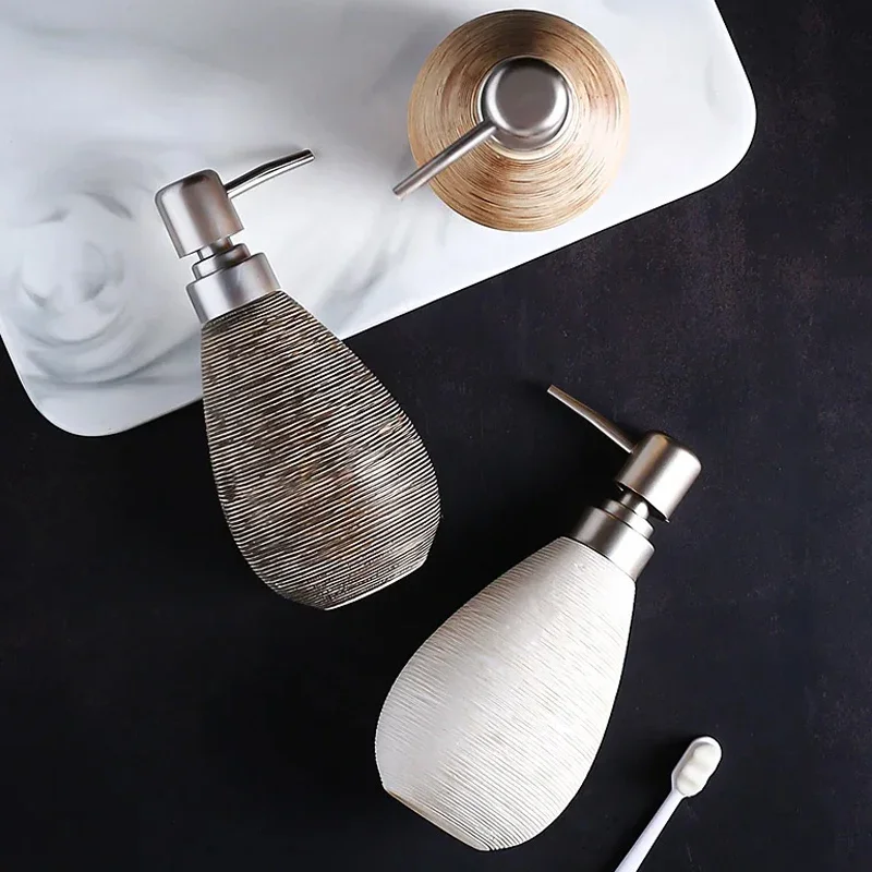 Ceramic Hand Sanitizer Bottle  - Home Bathroom Soap Dispenser 评论和价格