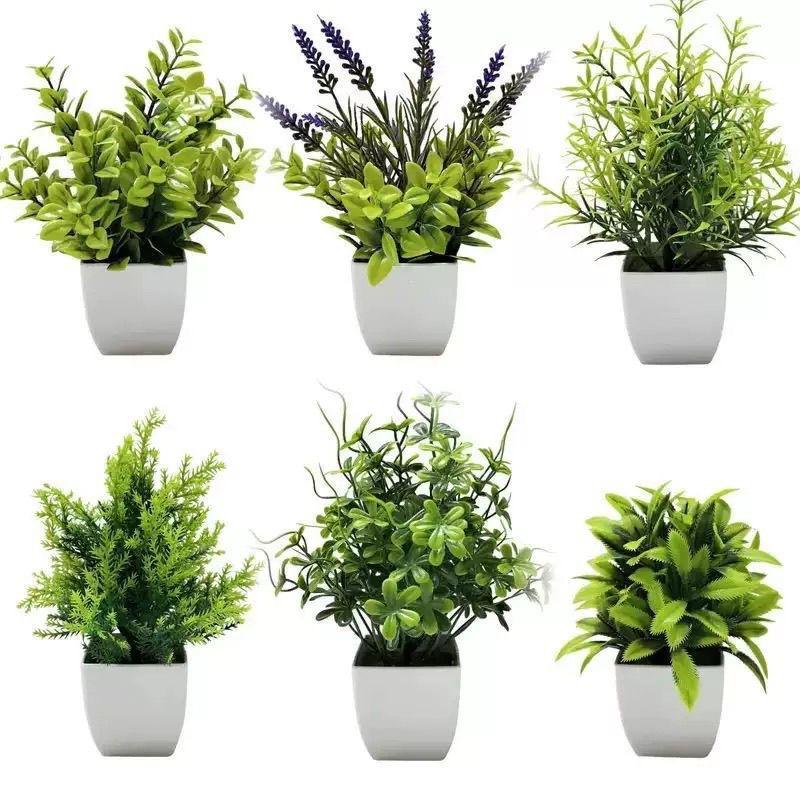 【HG】Artificial Potted Plants W - Home Bathroom Shelf 评论和价格