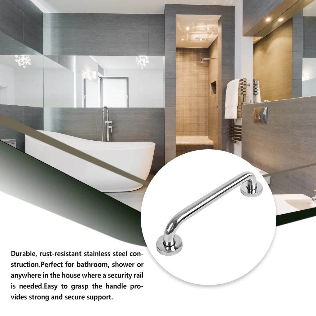 Towel Grab Bar Stainless Steel - Home Goods Bathroom Vanity 评论和价格